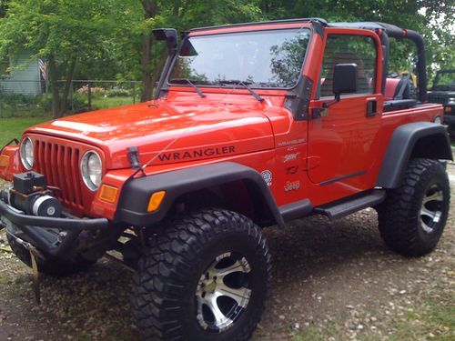 Jeep wrangler tj sport 4.0l auto 4.5" lift, snorkel 33"