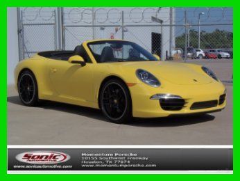 2012 porsche 911 s cab demo 3k mi. manual*burmester*sprt chrno*sprt exhst*nav