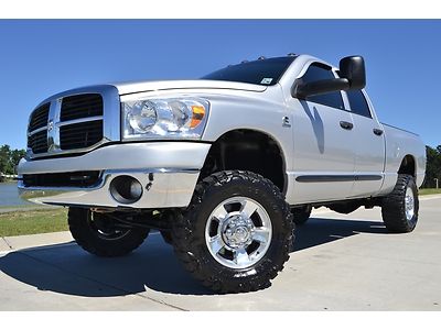 2007 dodge ram 2500 quad cab diesel slt 4x4  leather shortbed lift