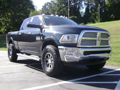 2013 DODGE RAM CREW CAB 2500 LARAMIE SRW 6 SPD MANUAL LEATHER SPRAYIN LINER NAV, image 3
