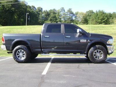 2013 DODGE RAM CREW CAB 2500 LARAMIE SRW 6 SPD MANUAL LEATHER SPRAYIN LINER NAV, image 4