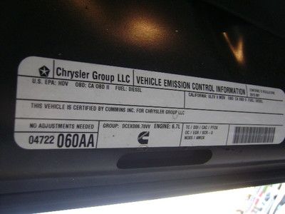 2013 DODGE RAM CREW CAB 2500 LARAMIE SRW 6 SPD MANUAL LEATHER SPRAYIN LINER NAV, image 47