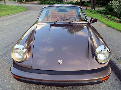 Copper Brown Met., Service Records, Polished Fuchs, Rust Free, non Carrera 911SC, image 4