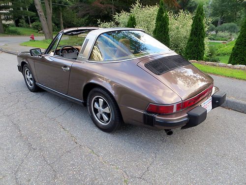 Copper Brown Met., Service Records, Polished Fuchs, Rust Free, non Carrera 911SC, image 6