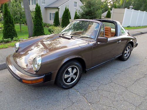 Copper Brown Met., Service Records, Polished Fuchs, Rust Free, non Carrera 911SC, image 7