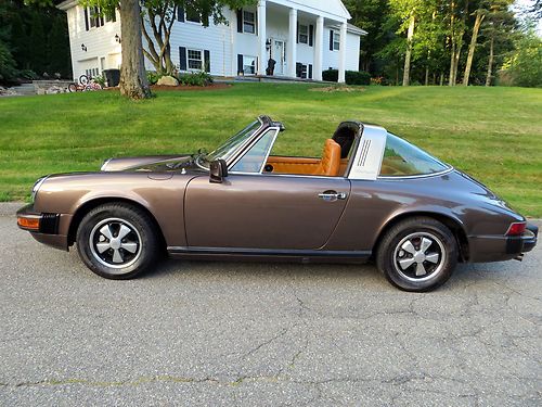 Copper Brown Met., Service Records, Polished Fuchs, Rust Free, non Carrera 911SC, image 8