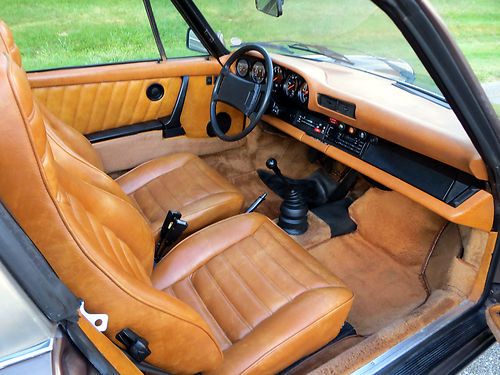 Copper Brown Met., Service Records, Polished Fuchs, Rust Free, non Carrera 911SC, image 11