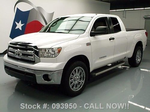 2010 toyota tundra double cab 5.7l 6-pass dvd 20&#039;s 58k texas direct auto