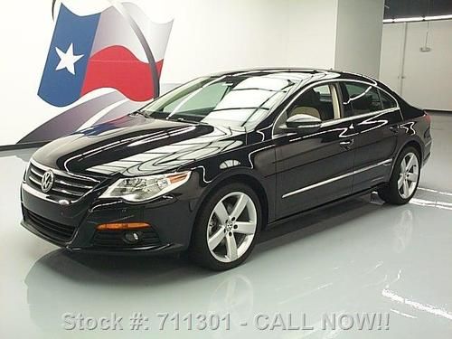 2011 volkswagen cc 2.0t lux plus sunroof nav rear cam!! texas direct auto