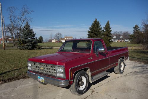 1980 3/4 ton chevy only just under 95k on body