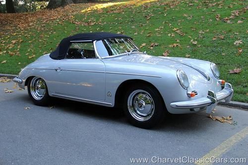 1960 porsche 356b drauz roadster. restored. coa. see video