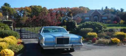 1978 lincoln mark v blue diamond jubilee, restored!!