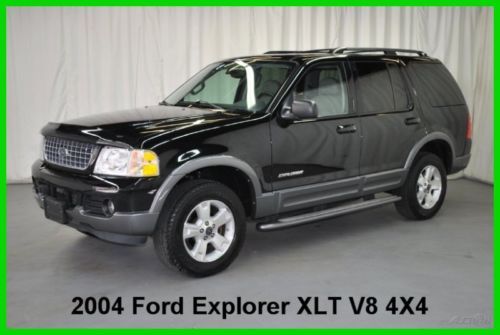 04 ford explorer xlt 4.6l v8 4x4 dvd 3rd row only 85k no reserve