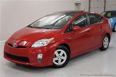 5-day *no reserve* &#039;10 prius iii solar roof nav jbl sound back-up 1-owner carfax