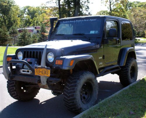 2004 jeep wrangler columbia edition trail rated 5 speed manual lifted