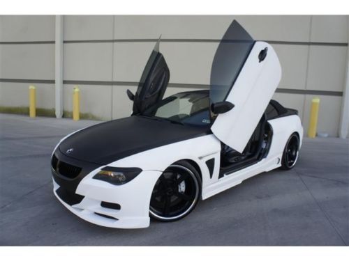 Custom bmw 645ci convertible lambo doors nav parktronic xenon spoiler body kit!!