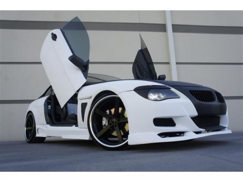 CUSTOM BMW 645CI CONVERTIBLE LAMBO DOORS NAV PARKTRONIC XENON SPOILER BODY KIT!!, US $25,995.00, image 5