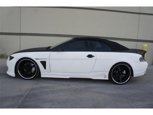 CUSTOM BMW 645CI CONVERTIBLE LAMBO DOORS NAV PARKTRONIC XENON SPOILER BODY KIT!!, US $25,995.00, image 22