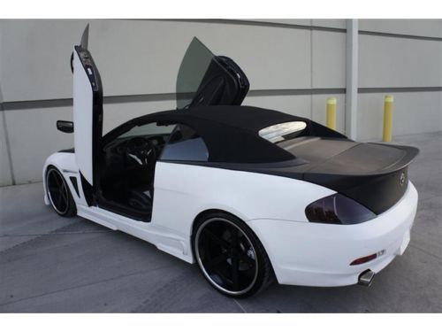 CUSTOM BMW 645CI CONVERTIBLE LAMBO DOORS NAV PARKTRONIC XENON SPOILER BODY KIT!!, US $25,995.00, image 27