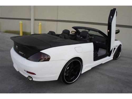CUSTOM BMW 645CI CONVERTIBLE LAMBO DOORS NAV PARKTRONIC XENON SPOILER BODY KIT!!, US $25,995.00, image 30