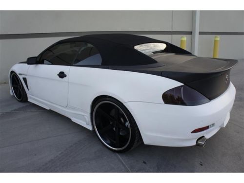 CUSTOM BMW 645CI CONVERTIBLE LAMBO DOORS NAV PARKTRONIC XENON SPOILER BODY KIT!!, US $25,995.00, image 33