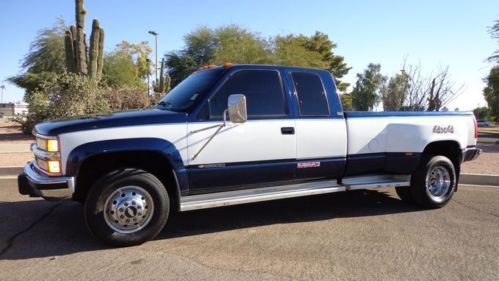 1994 chevrolet silverado 3500 4x4 dually 6.5l turbo diesel 1-owner rust free nr