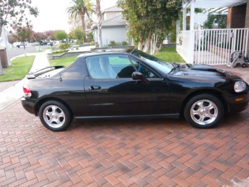 1997 honda del sol si, black 75,000 miles