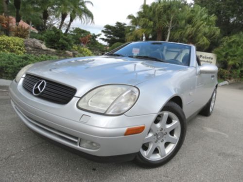 STUNNING 98 MERCEDES SLK 230 ROADSTER KOMPRESSOR-NICELY PRESERVED-FL-NO RESERVE!, image 4