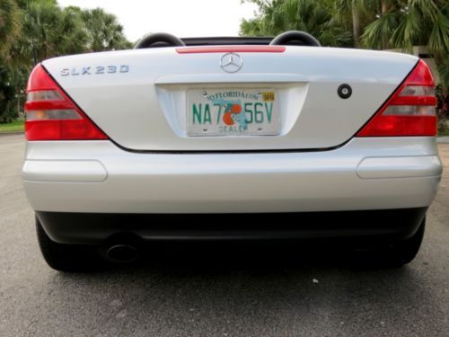 STUNNING 98 MERCEDES SLK 230 ROADSTER KOMPRESSOR-NICELY PRESERVED-FL-NO RESERVE!, image 11