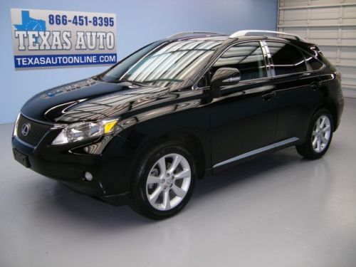 We finance!!!  2010 lexus rx 350 awd roof nav heated leather 1 own texas auto