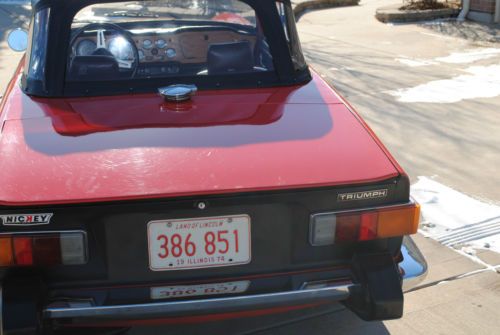 1974 Triumph TR-6 NO RESERVE, new top, new Michelins, well maintained, low miles, US $17,975.00, image 8