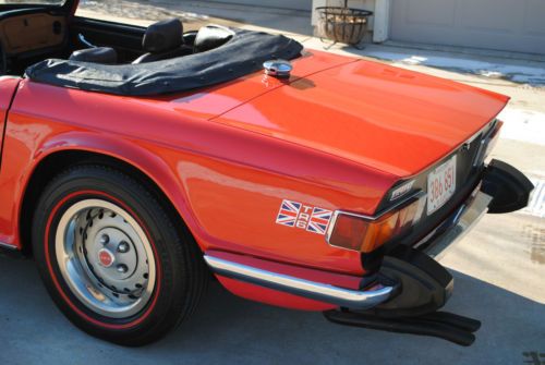 1974 Triumph TR-6 NO RESERVE, new top, new Michelins, well maintained, low miles, US $17,975.00, image 14