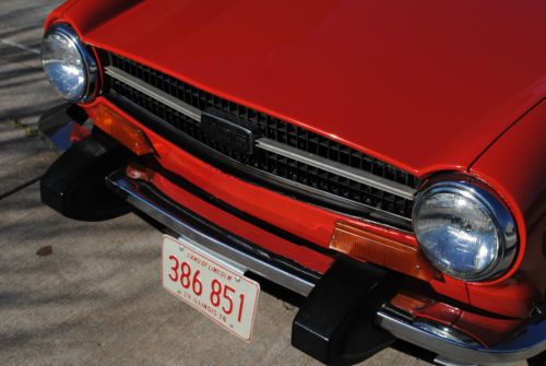 1974 Triumph TR-6 NO RESERVE, new top, new Michelins, well maintained, low miles, US $17,975.00, image 15