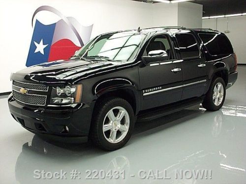 2009 chevy suburban ltz sunroof nav rear cam dvd 46k mi texas direct auto