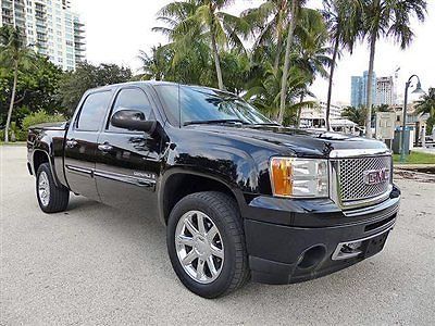 Florida one owner 2008 gmc denali awd cew cab pick up carfax certified hwy miles