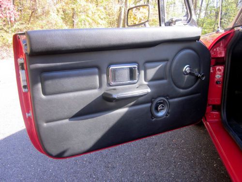 Professionally Restored and Customized 1977 Red MGB Convertible, image 4