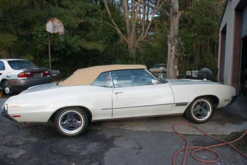1971 buick skylark custom convertible 2-door 5.7l