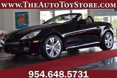 2009 mercedes benz slk350 clean carfax florida convertible just serviced prem pk