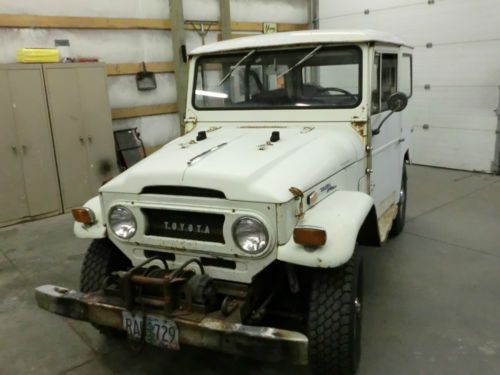1971 toyota land cruiser fj40 original pto winch uncut fj 40 landcruiser fj-40