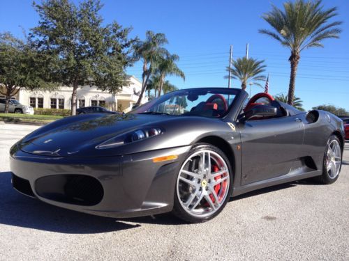 F430 spider f1 2 owner florida car clean carfax carbon fiber tubi exhaust