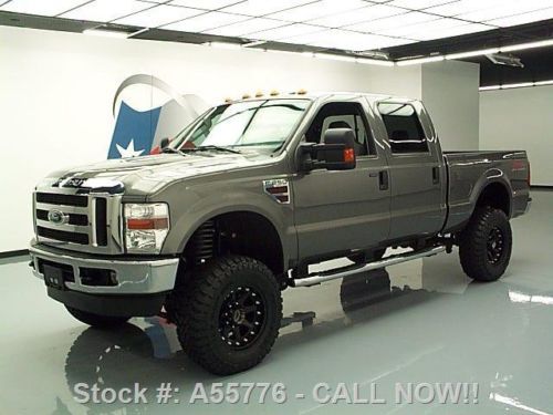 2010 ford f-250 crew diesel fx4 4x4 lift side steps 69k texas direct auto