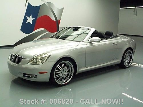 2006 lexus sc430 hard top heated leather nav 20&#039;s 43k!  texas direct auto