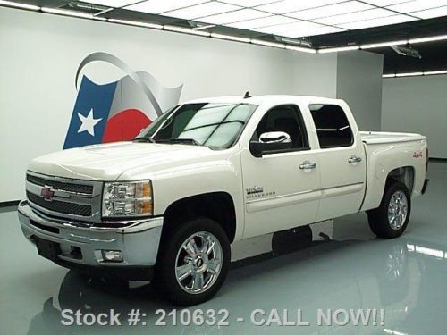 2012 chevy silverado 4x4 lt tx crew rear cam 20&#039;s 23k texas direct auto