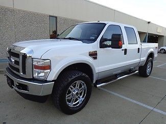 2008 ford f250 lariat crew cab short bed-powerstroke diesel-4x4-no reserve