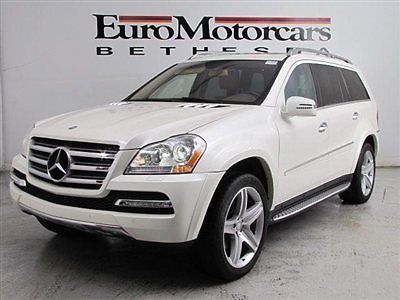 Gl550 gl 550 diamond white leather navigation dvd warranty mercedes wood 11 12