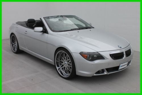 2005 bmw 654 ci convertible sport with 22&#034; asanti rims/ navigation/ heated seats