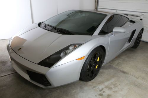 2005 lamborghini gallardo coupe clear bonnet+e-gear+sl carbon fiber wing