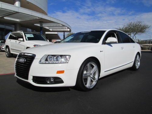 11 white quattro awd 4wd v6 automatic navigation sunroof miles:41k sedan