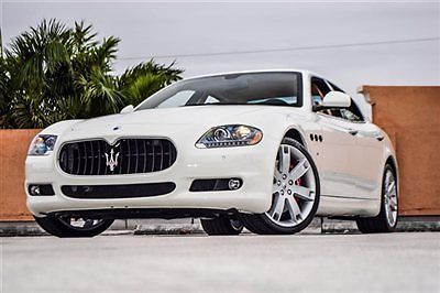 2013 maserati quattroporte s - 20 inch wheels - red calipers - only 6k miles!!!
