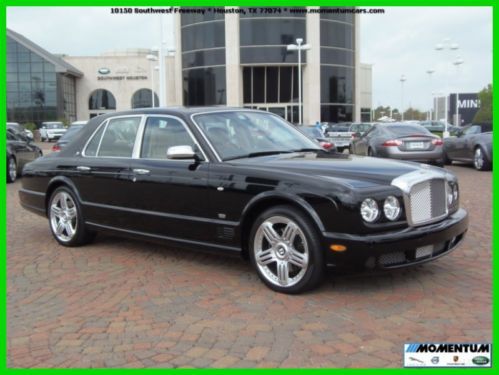 2009 bentley arnage t final series with nav/ roof/ heated seats/ clean car fax!!